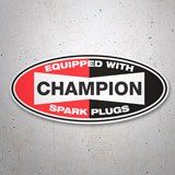 Autocollants: Champion Spark Plugs 3