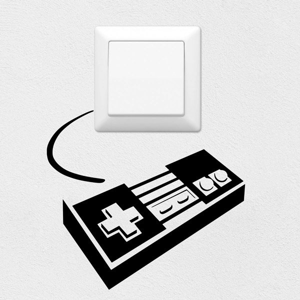 Autocollants: Contrôleur de Nintendo NES