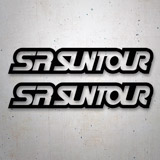 Autocollants: 2X Sr Suntour 2