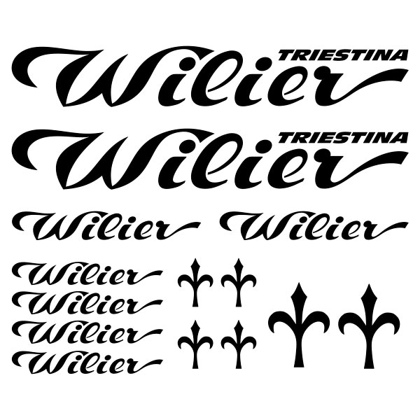 Autocollants: 14X Wilier Triestina