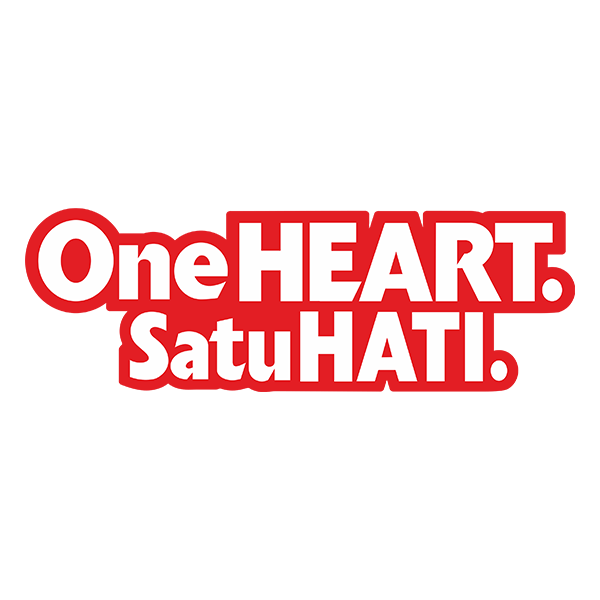 Autocollants: One Heart Satu Hati