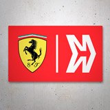 Autocollants: L équipe Ferrari 3