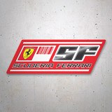 Autocollants: Logotipo Scuderia Ferrari avec Cheval 3