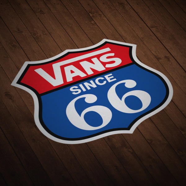 Autocollants: Vans Route 66
