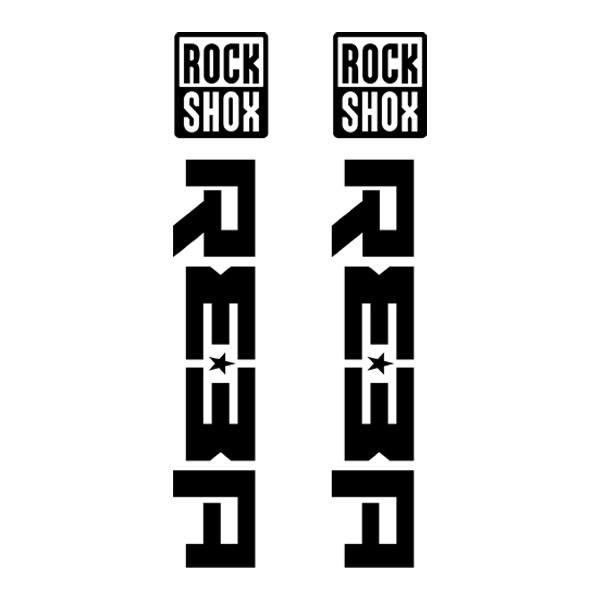 Autocollants: Fourchettes Rock Shox Reba