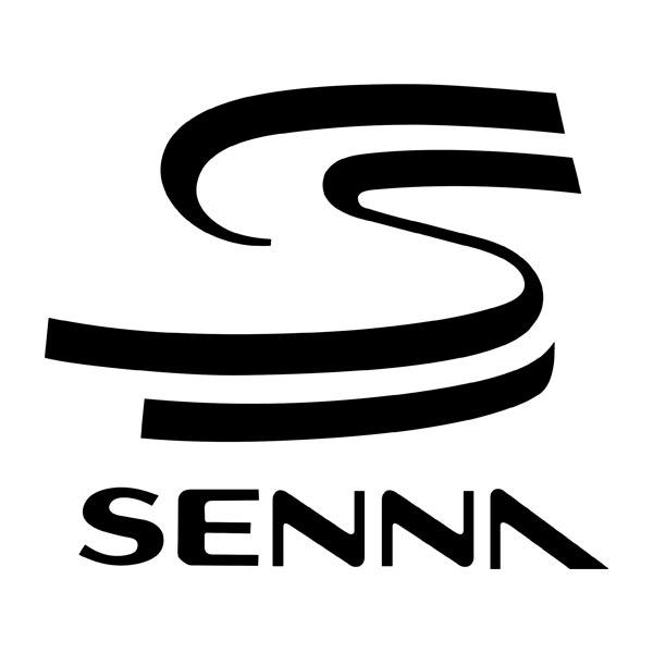 Autocollants: Ayrton Senna F1