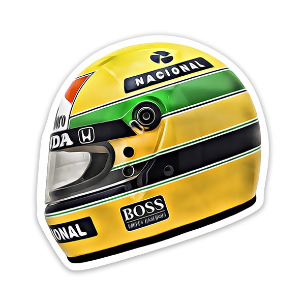Autocollants: Casque Ayrton Senna