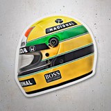 Autocollants: Casque Ayrton Senna 3