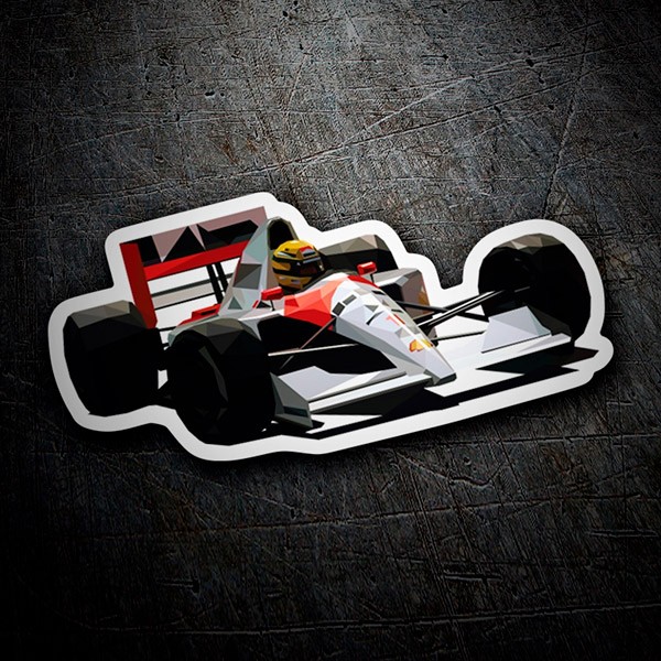 Autocollants: Ayrton Senna Magic 1