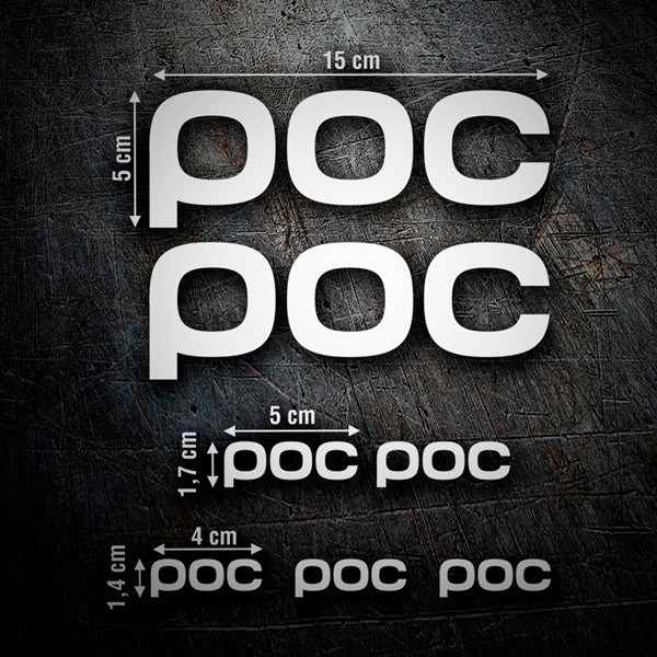 Autocollants: Set POC pour casque