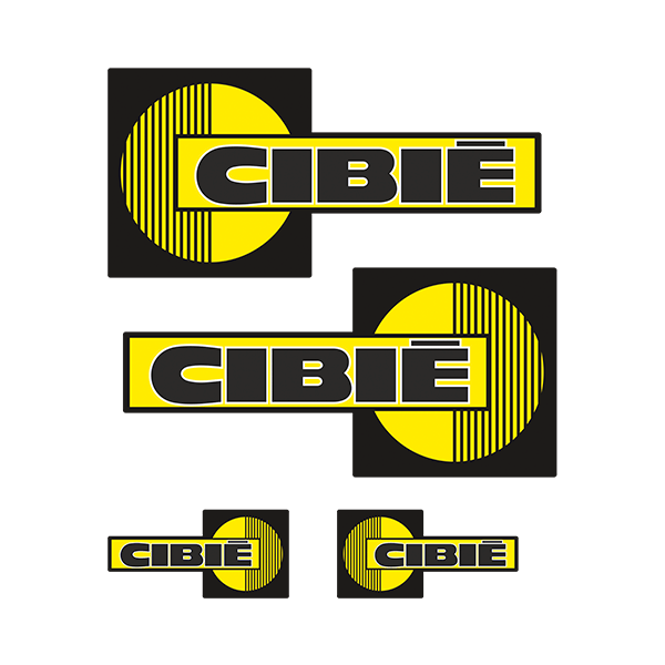 Autocollants: Kit 4X Cibié