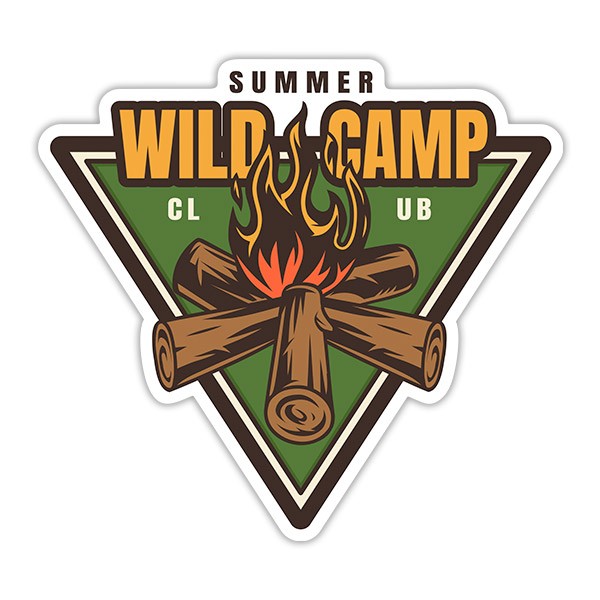 Autocollants: Summer Wild Camp Club