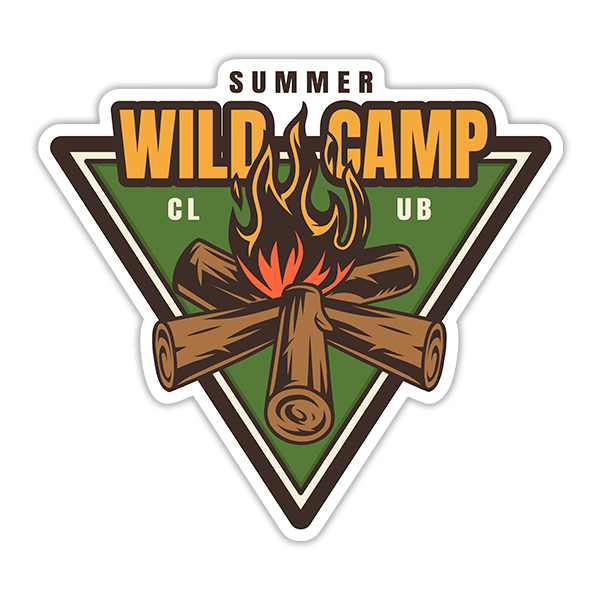 Autocollants: Summer Wild Camp Club 0
