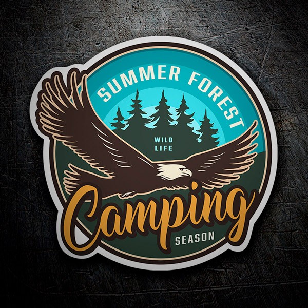 Autocollants: Camping Season