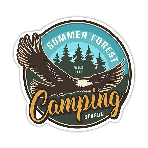 Autocollants: Camping Season