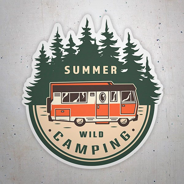 Autocollants: Summer Wild Camping