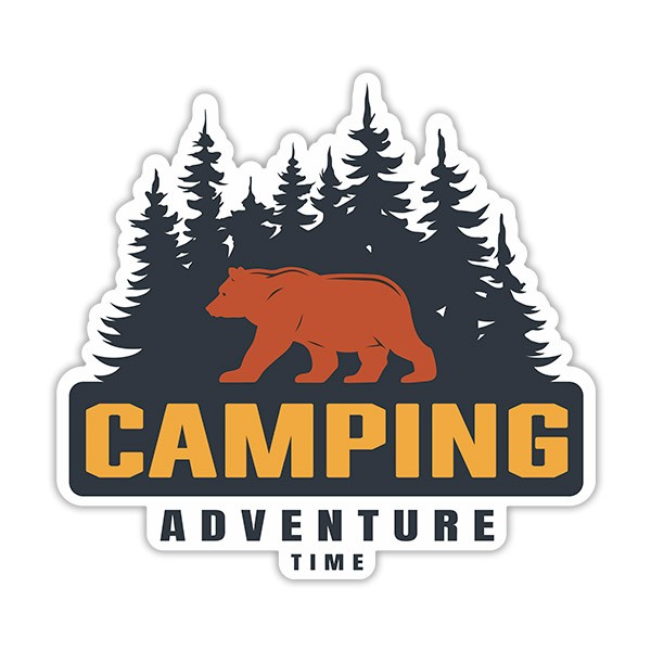 Autocollants: Camping Adventure Time