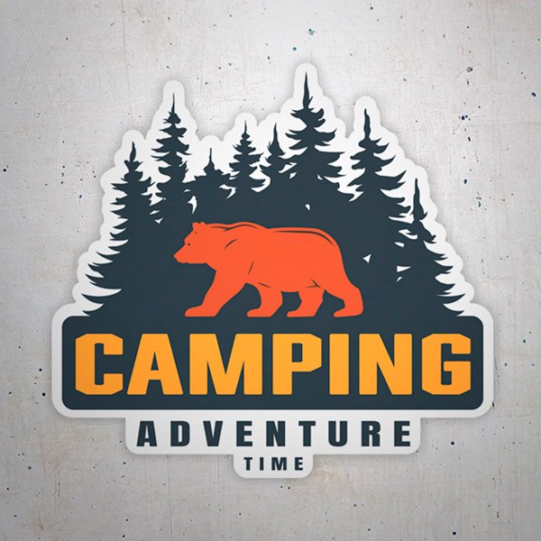 Autocollants: Camping Adventure Time