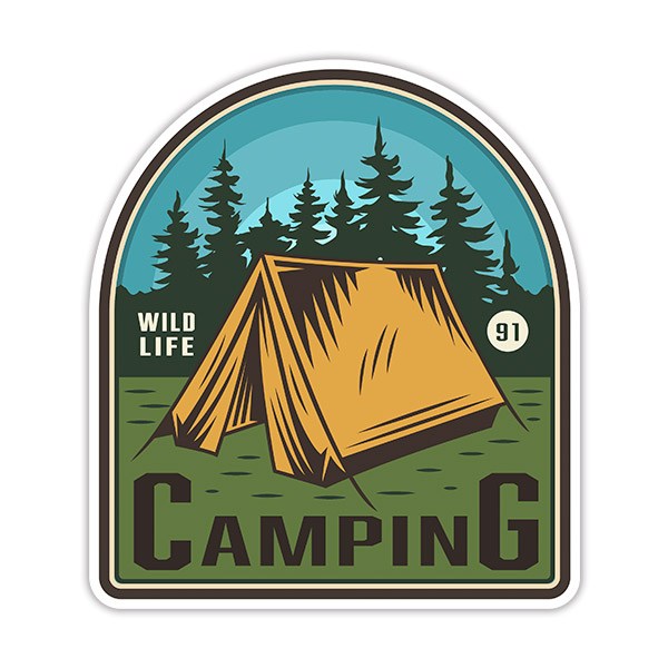 Autocollants: Camping Wild Life 91
