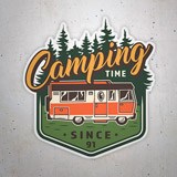 Autocollants: Camping Time Since 91 3