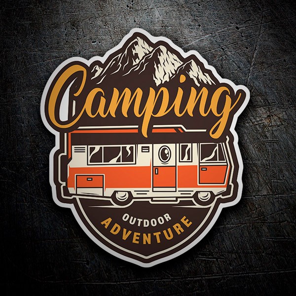 Autocollants: Camping Outdoor Adventure