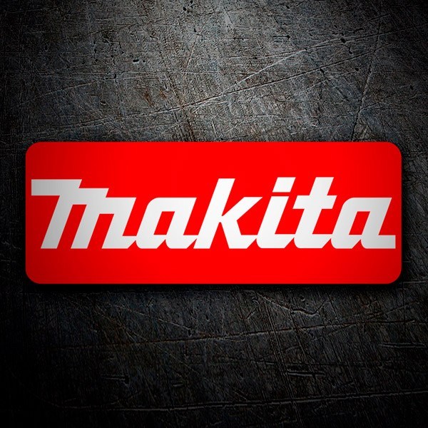 Autocollants: Makita Rouge