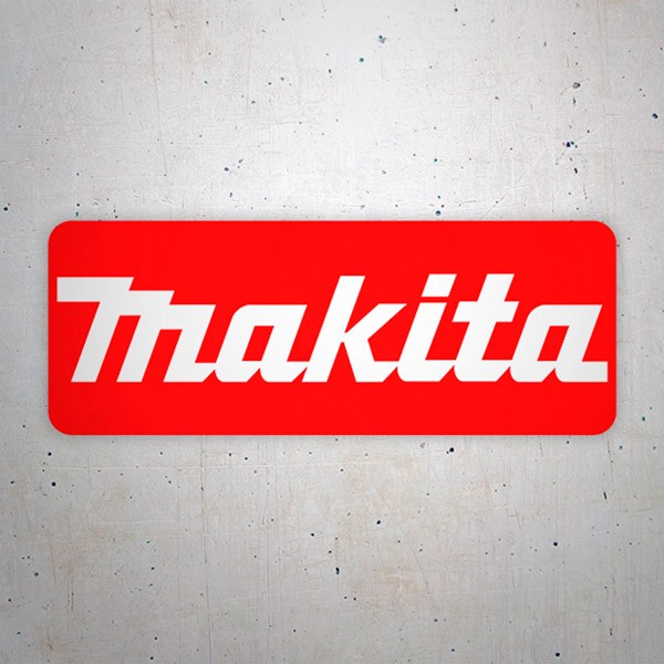 Autocollants: Makita Rouge