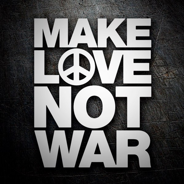 Autocollants: Make Love not War