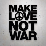 Autocollants: Make Love not War 2