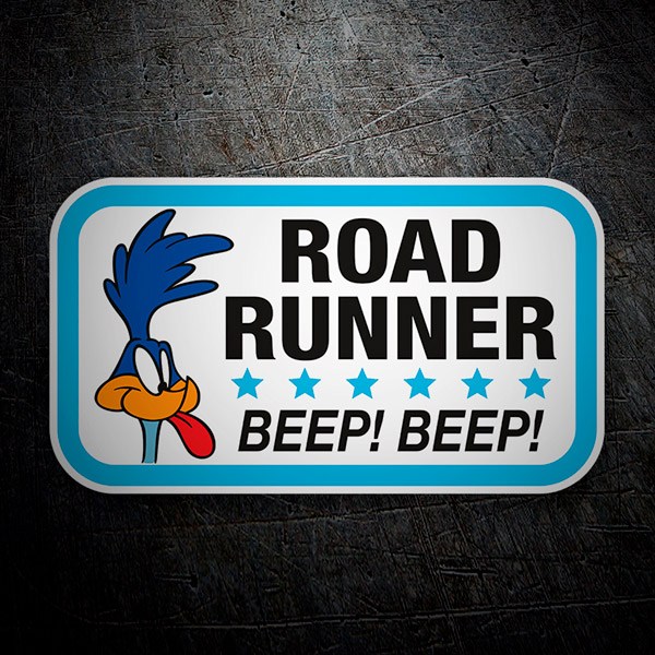 Autocollants: Road Runner, Beep Beep!