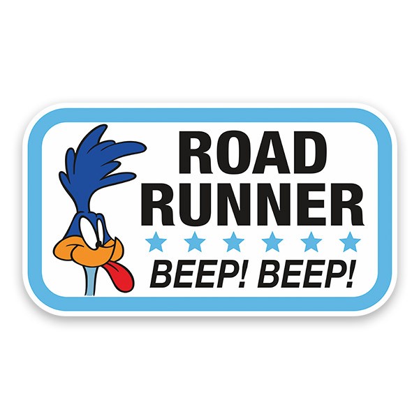 Autocollants: Road Runner, Beep Beep!