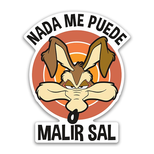 Autocollants: Wile E. Coyote, Rien ne peut aller mal pour moi