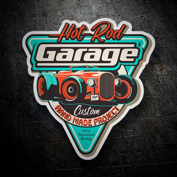 Autocollants: Hot-Rod Garage