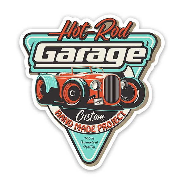 Autocollants: Hot-Rod Garage