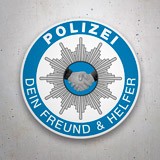 Autocollants: Polizei Dein Freund & Helfer 3