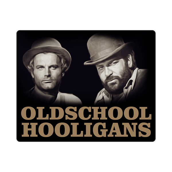 Autocollants: Bud Spencer & Terence Hill Old School  0