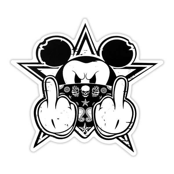 Autocollants: Mickey Mouse Gangster