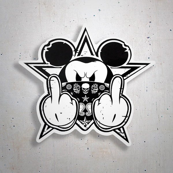 Autocollants: Mickey Mouse Gangster