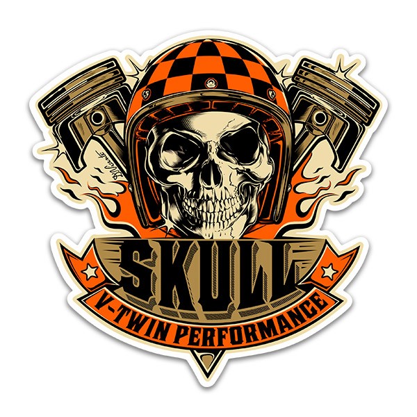 Autocollants: Skull Motor