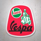 Autocollants: Vespa Castrol II 3