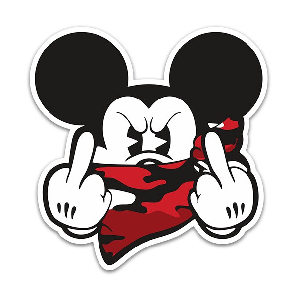 Autocollants: Mickey en Colère II