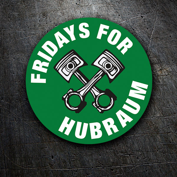 Autocollants: Fridays for Hubraum