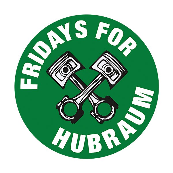 Autocollants: Fridays for Hubraum