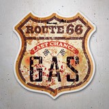 Autocollants: Route 66 Gas 3