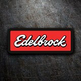 Autocollants: Edelbrock 3