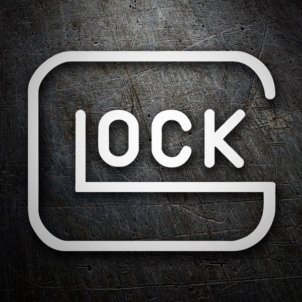Autocollants: Marque darmes G-Lock