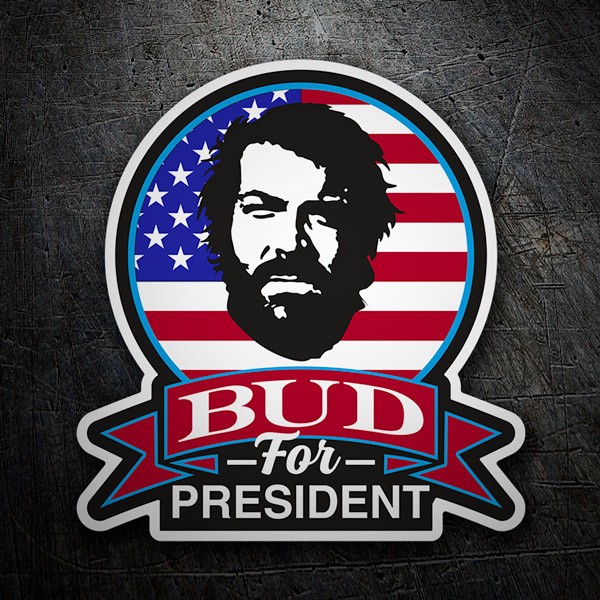 Autocollants: Bud for President