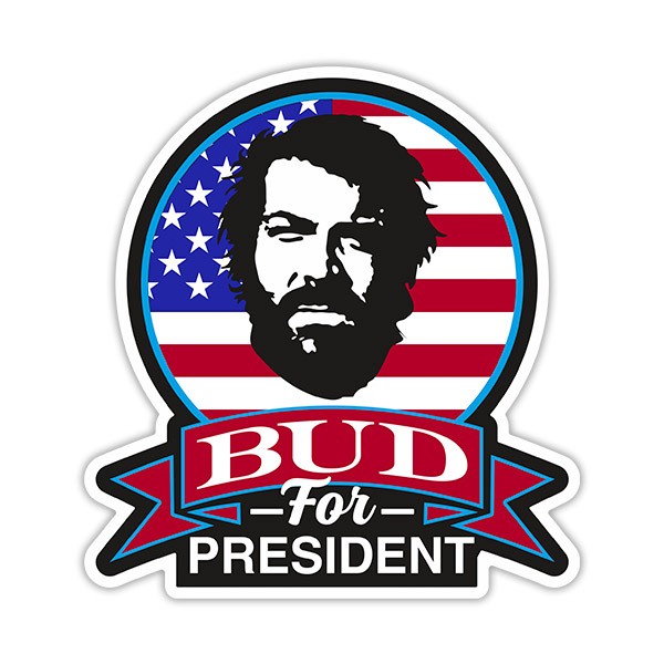 Autocollants: Bud for President