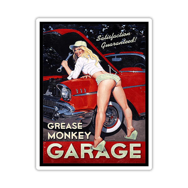 Autocollants: Grease Monkey Garage 0