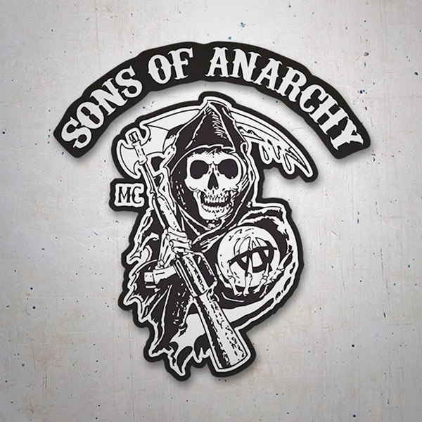 Autocollants: Logo Sons Of Anarchy MC